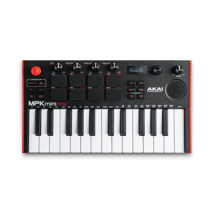 Piano Akai MPK MINI PLAY MK3 Controlador