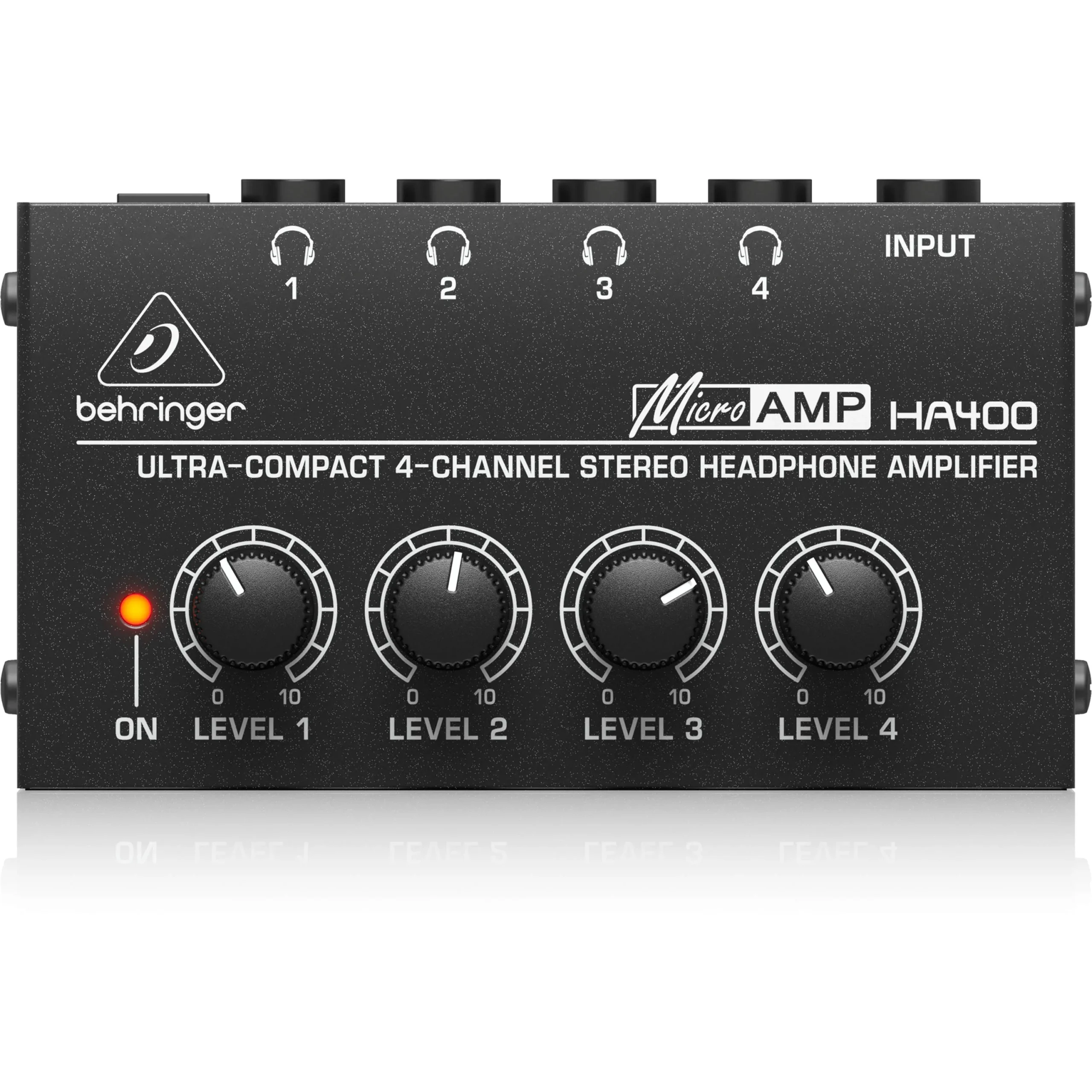 Amplificador Behringer HA400 Audifonos 4 canales - volumen ind.