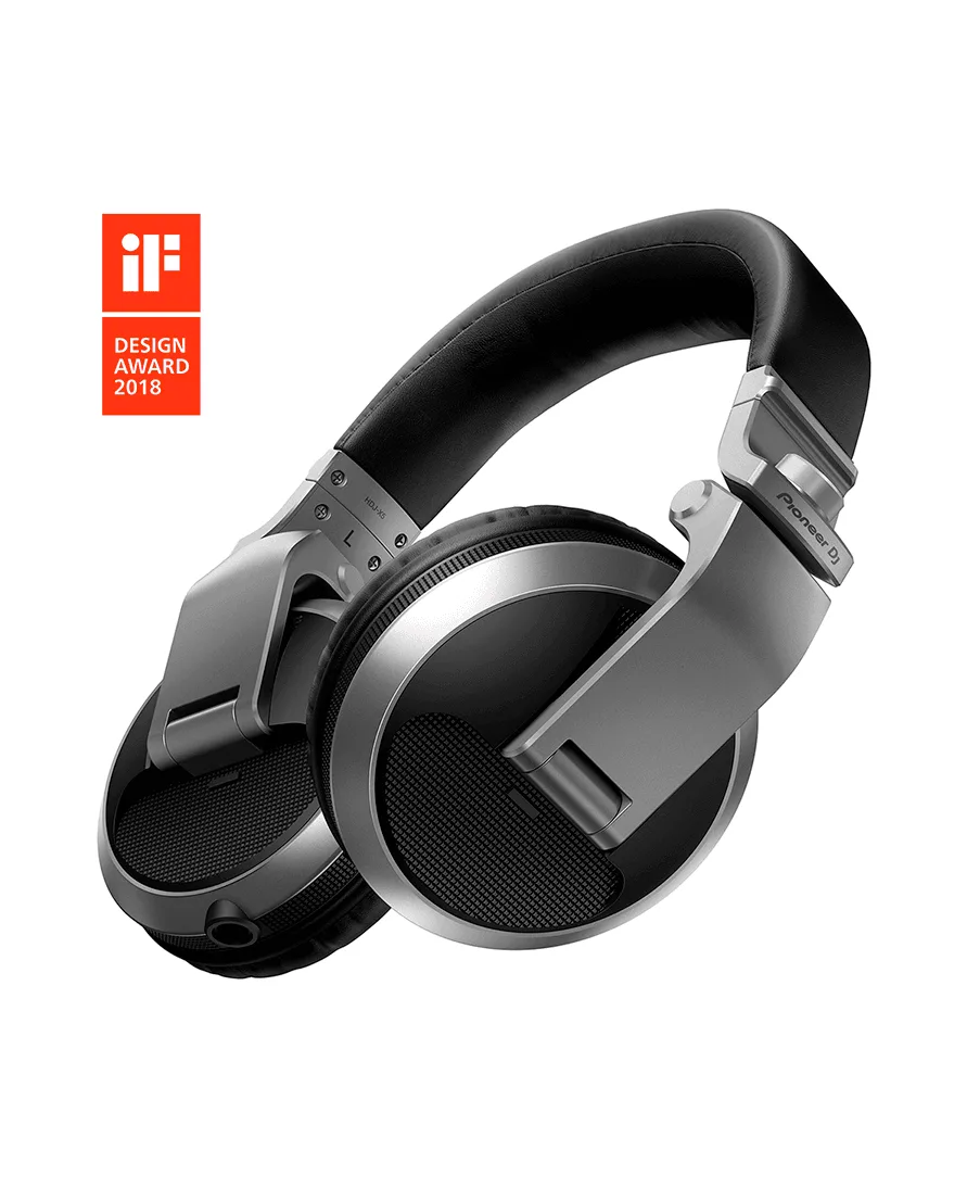 Audífonos Pioneer HDJ-X5-S dj Plateado
