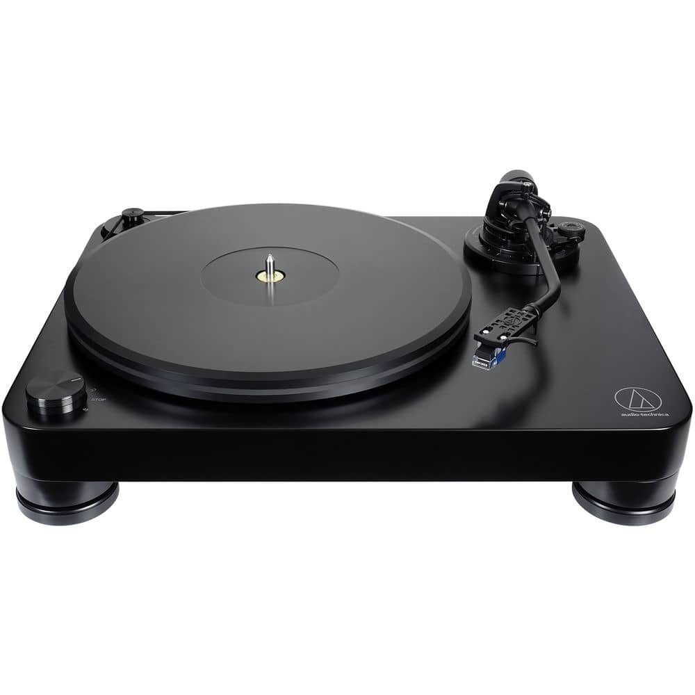 Tornamesa AT-LP7 Audio-Technica de Alta Fidelidad Hi-Fi con Tracción por Correa y Brazo en Fibra de Carbono