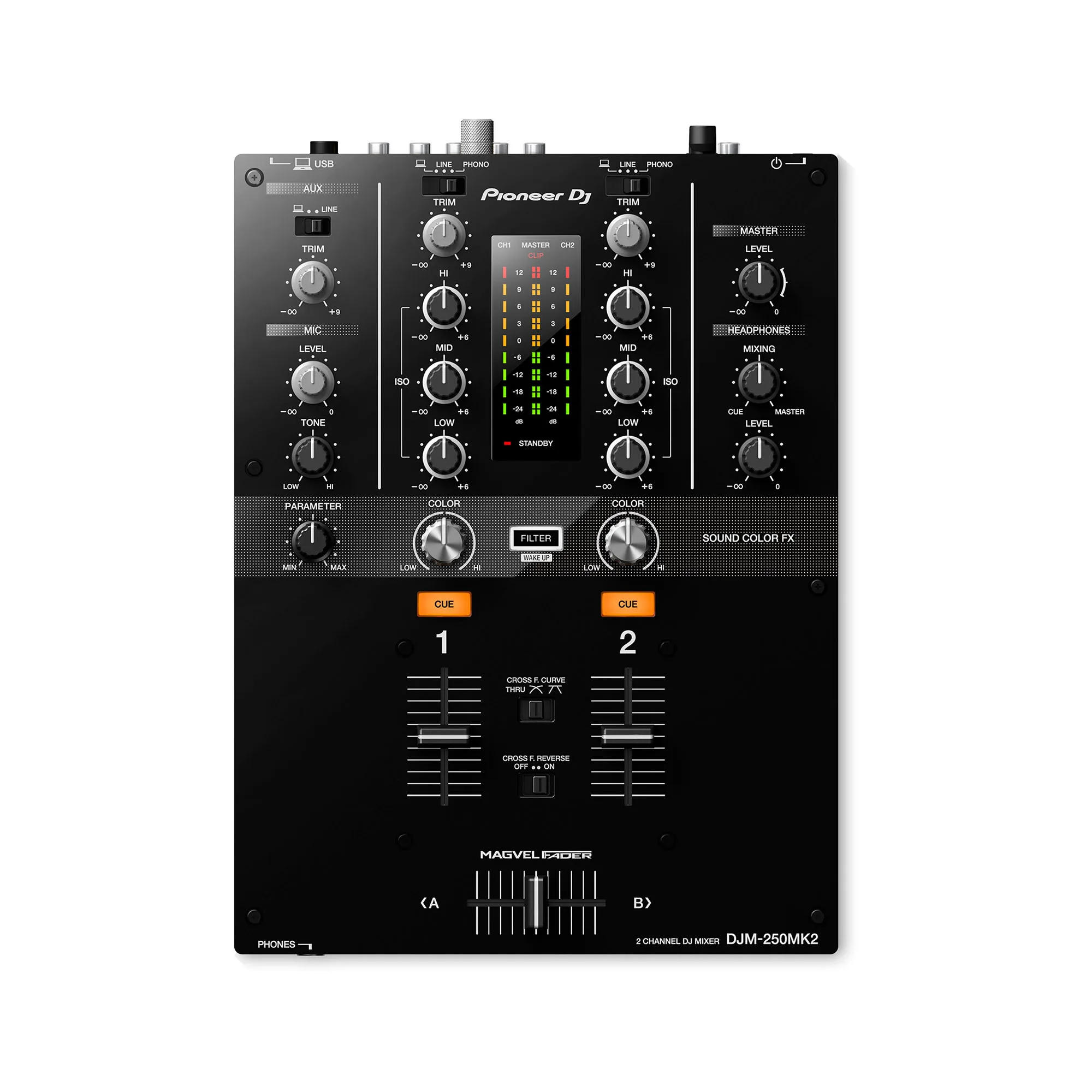 Mezclador Pioneer DJM-250MK2 2 Ch Rekordbox