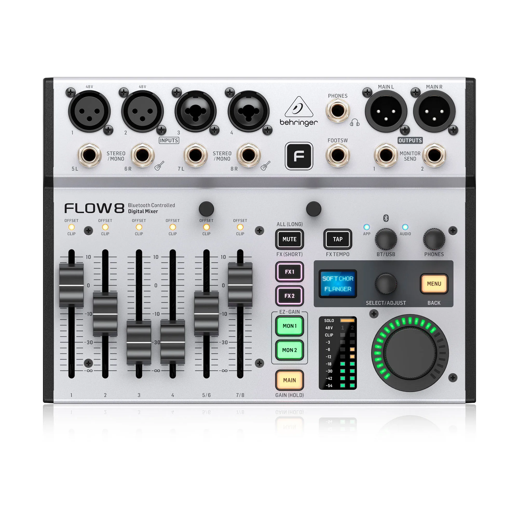 Mezclador Behringer FLOW 8 Interfaz USB 8Canales digital usb