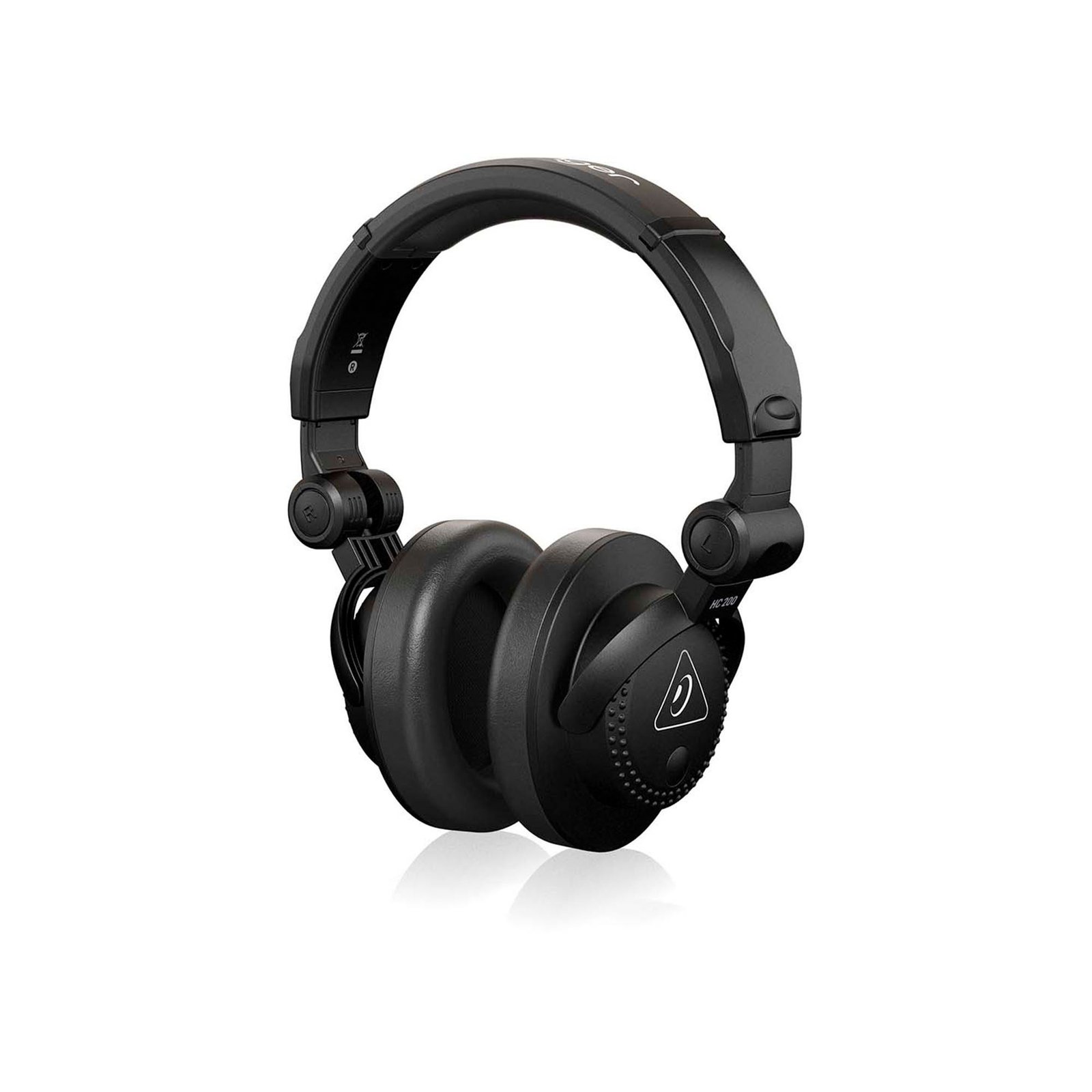 Audífonos para DJ Behringer HC 200 con Diseño Cerrado, Cápsulas Giratorias y Monitoreo Reversible de Una Oreja