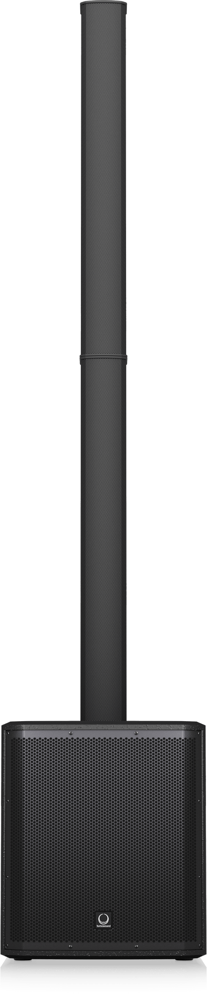 Sistema de Sonido Line Array Modular Activo Turbosound iP2000 con Subwoofer de 12 Pulgadas, Bluetooth y 1000 W de Potencia Máxima