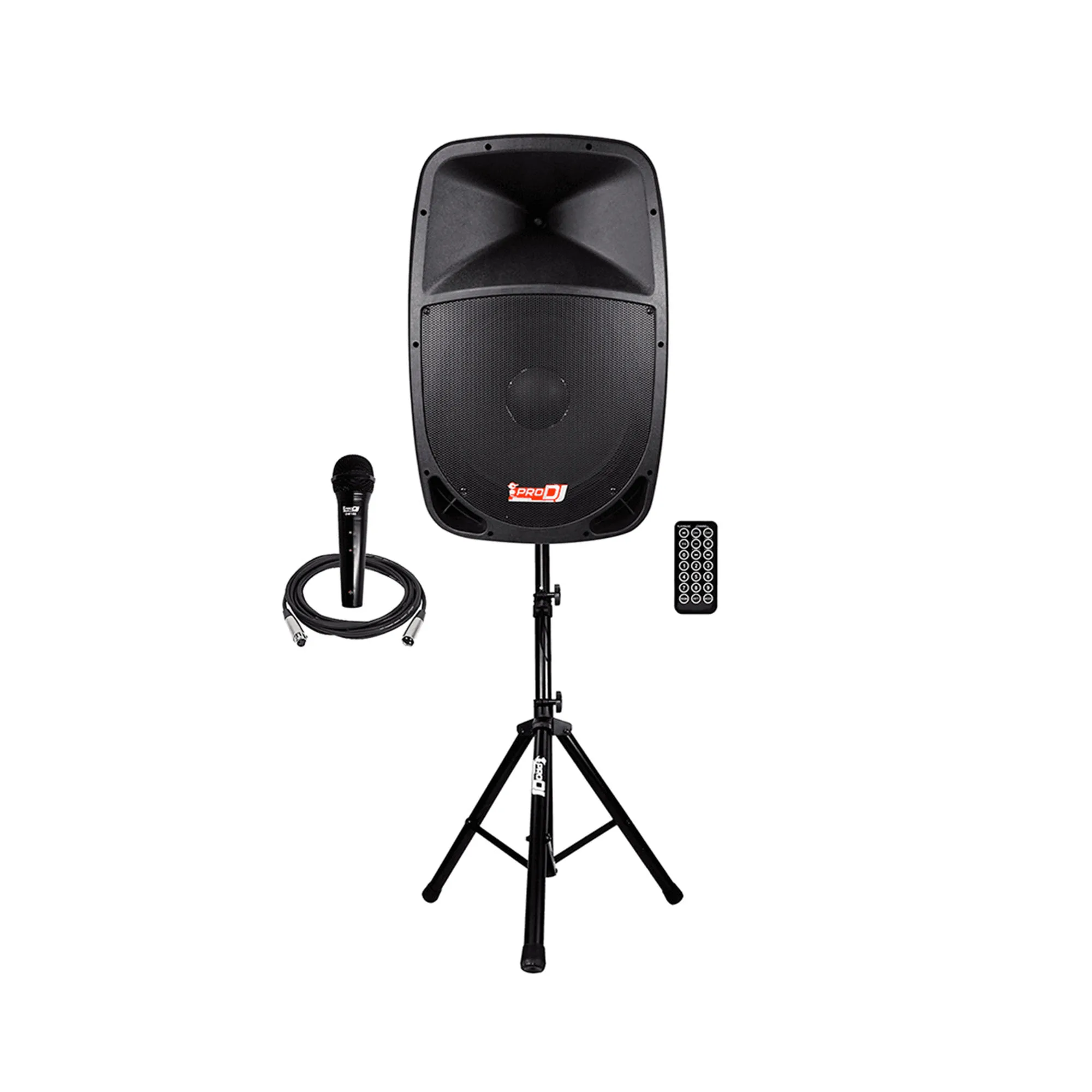 Cabina Pro Dj PB15E-MP3 SYS Bluetooth Micrófono base