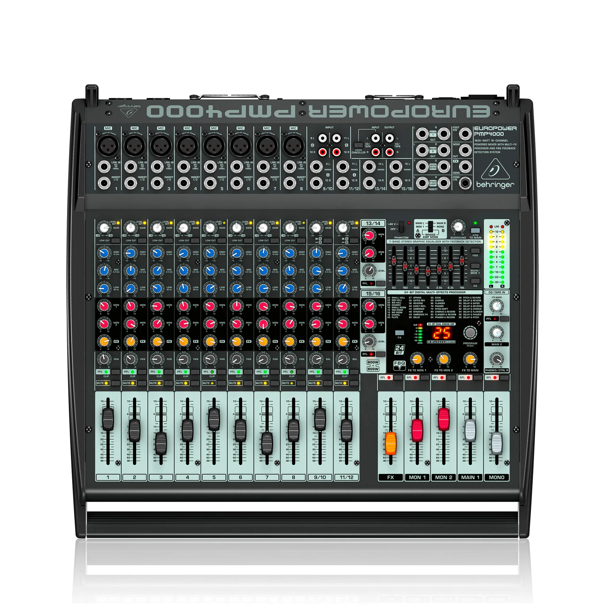 Consola Behringer PMP4000 mezclador audio Activa