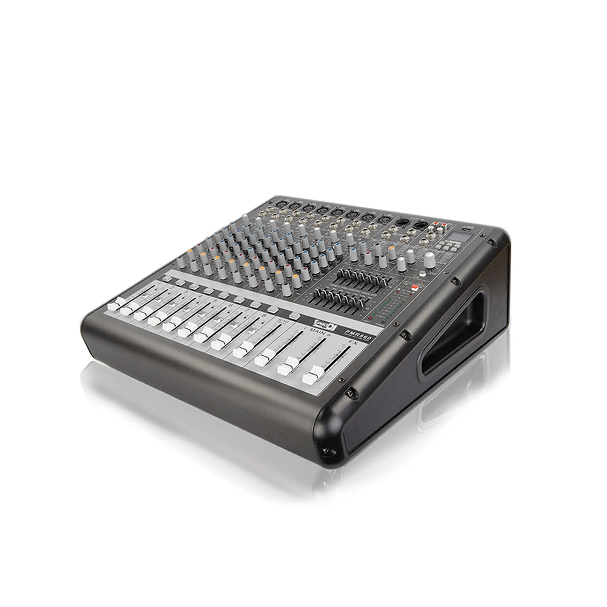 Consola PRO DJ PMR860 mezclador audio Activa 650W