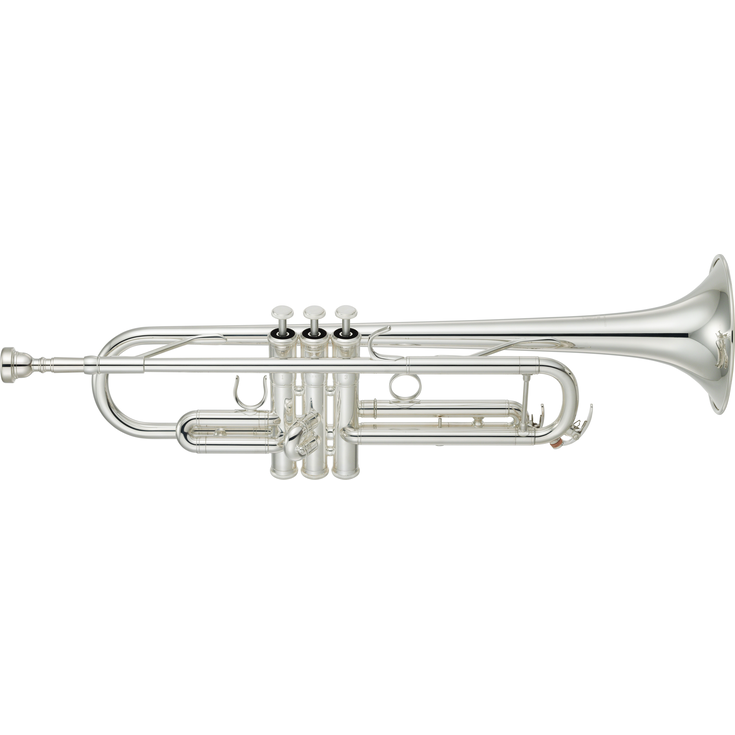 Trompeta Yamaha YTR-4335GSII en Sib (Bb) con Campana de Gold Brass y Acabado Plateado