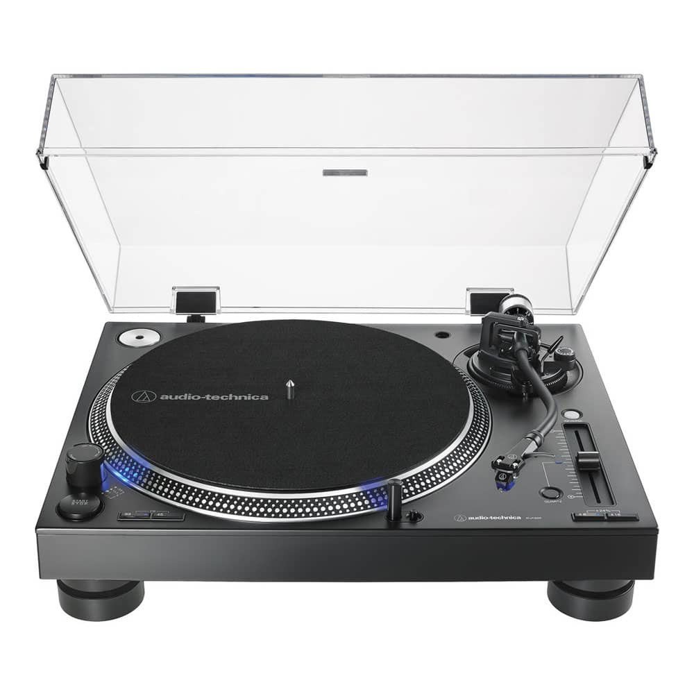 Tornamesa AT-LP140XP-BK Audio-Technica Negra Profesional de Tracción Directa Manual