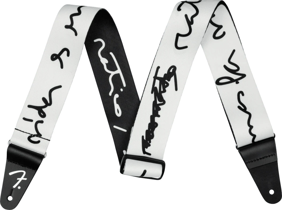 CORREA FENDER GUIT JUANES BLANCO MOD0990639023 EDICION LIMITADA