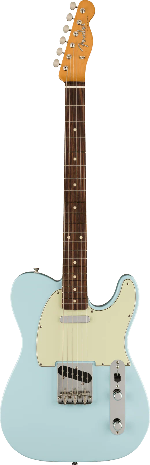 GUITARRA ELEC FENDER VINT 2 60S TELE AZUL P/ROSA MOD0149050372