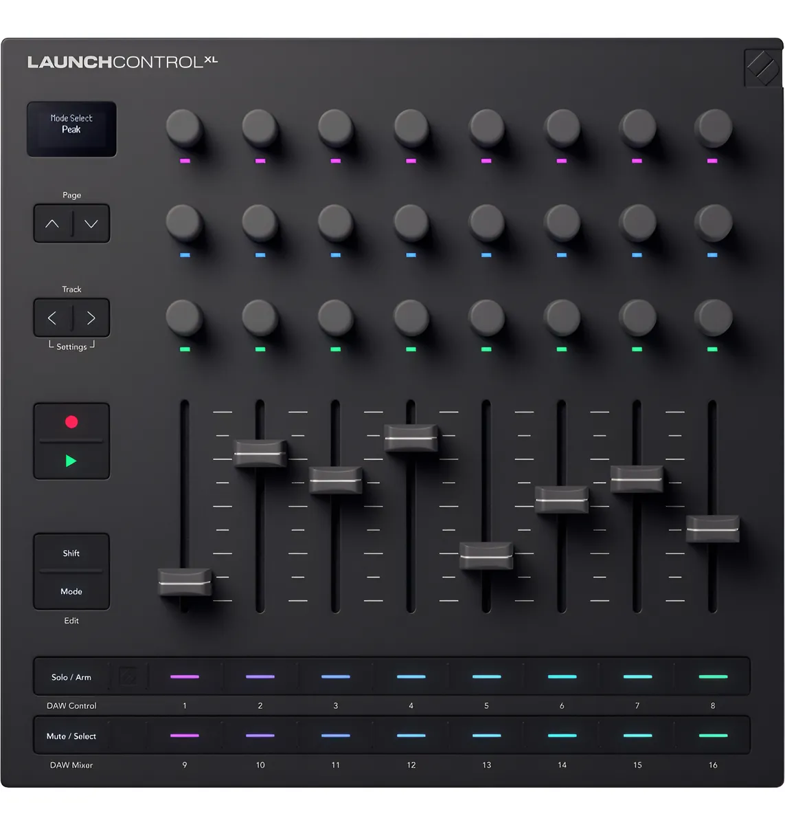 Novation Launch Control Xl 3 superficie de Control Midi Negro
