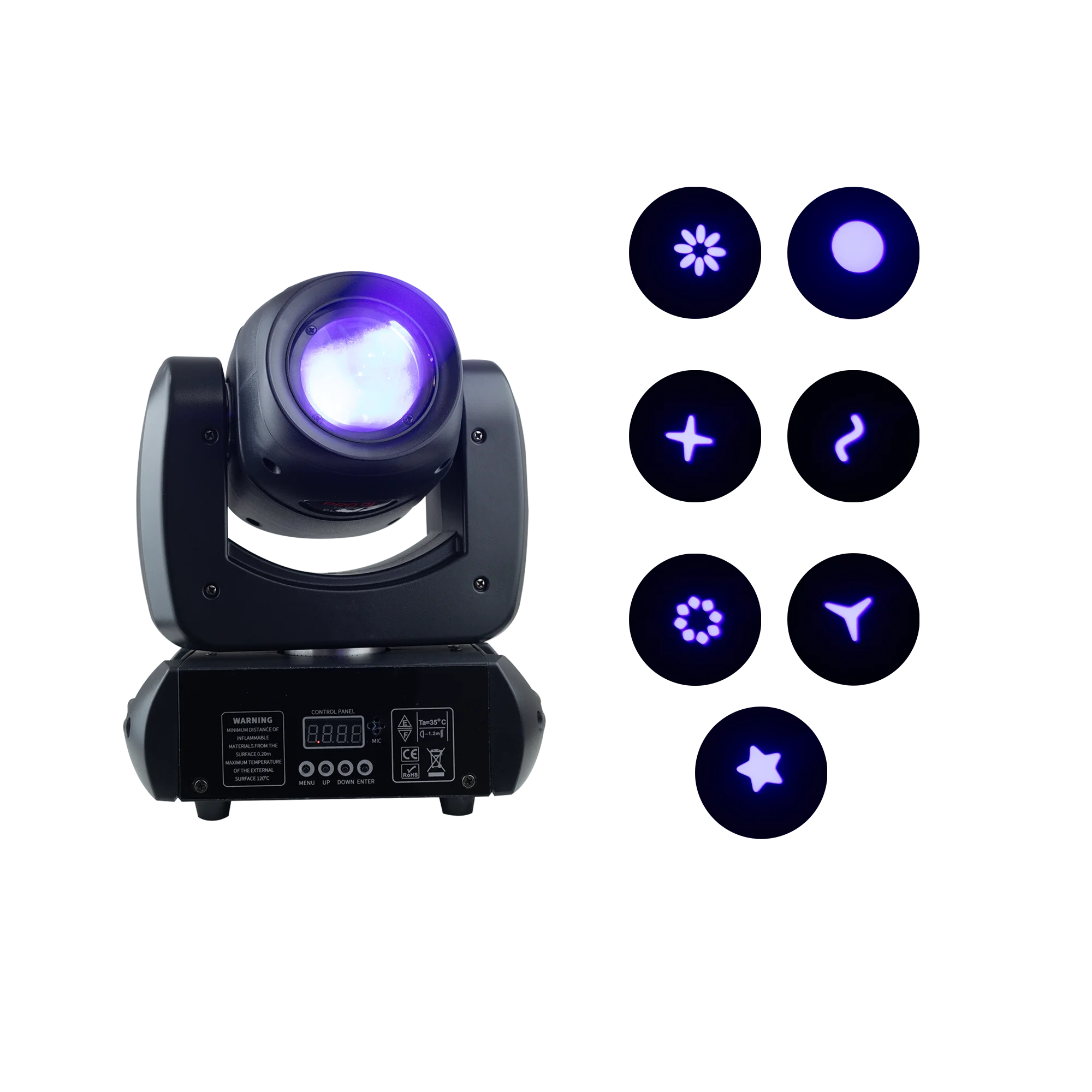 Cabeza móvil PL100 FX PRO PRO DJ LIGHTING LED 100W