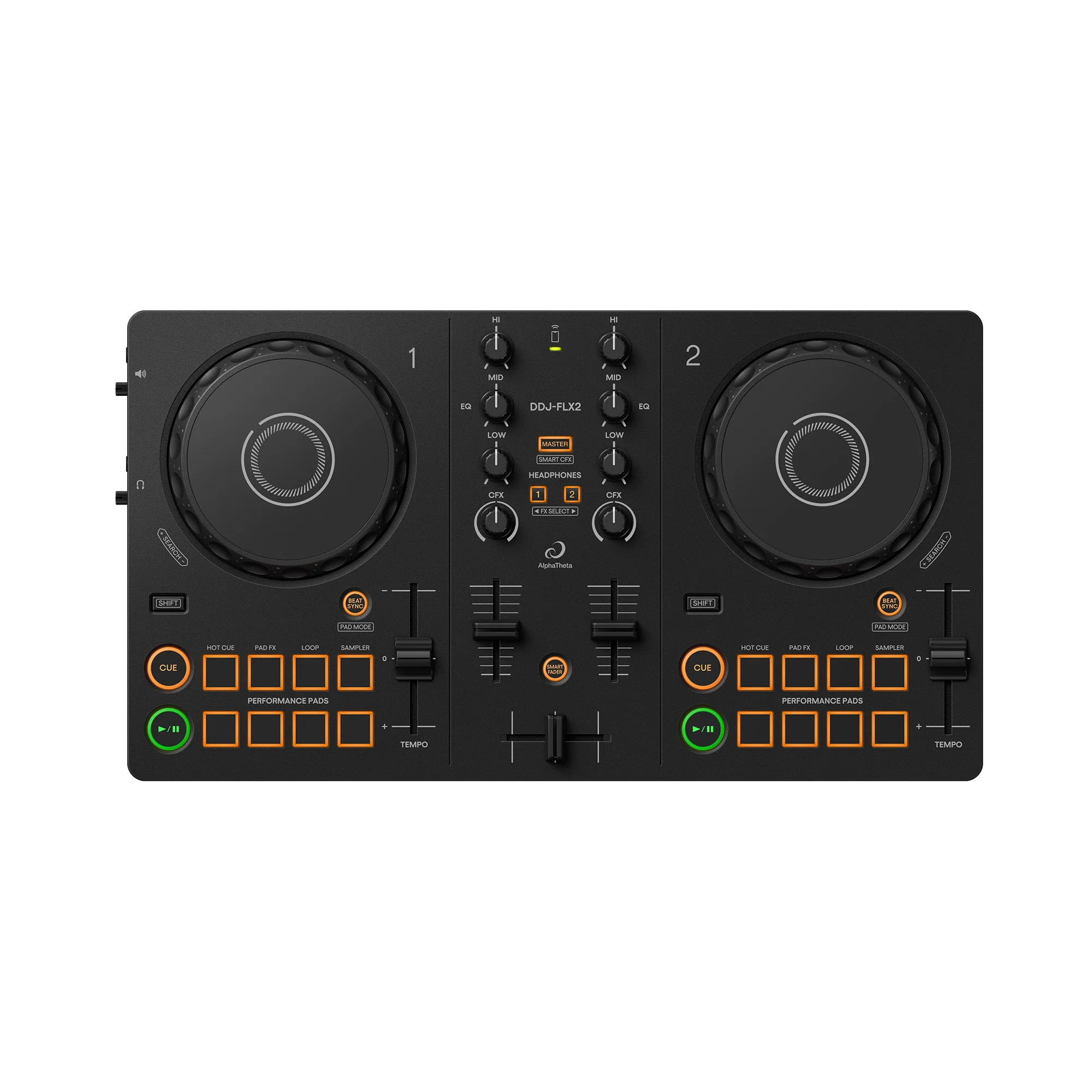 Controlador DDJ-FLX2 ALPHATHETA DJ 2 canales PIONEER