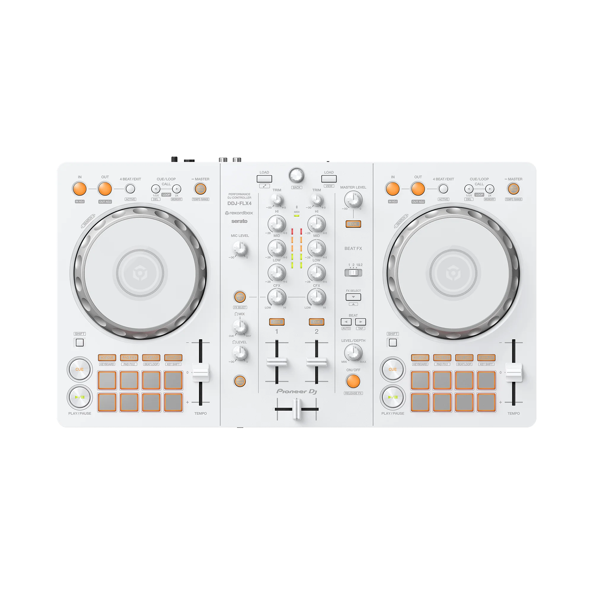 Controlador DDJ-FLX4-W PIONEER DJ edición blanca