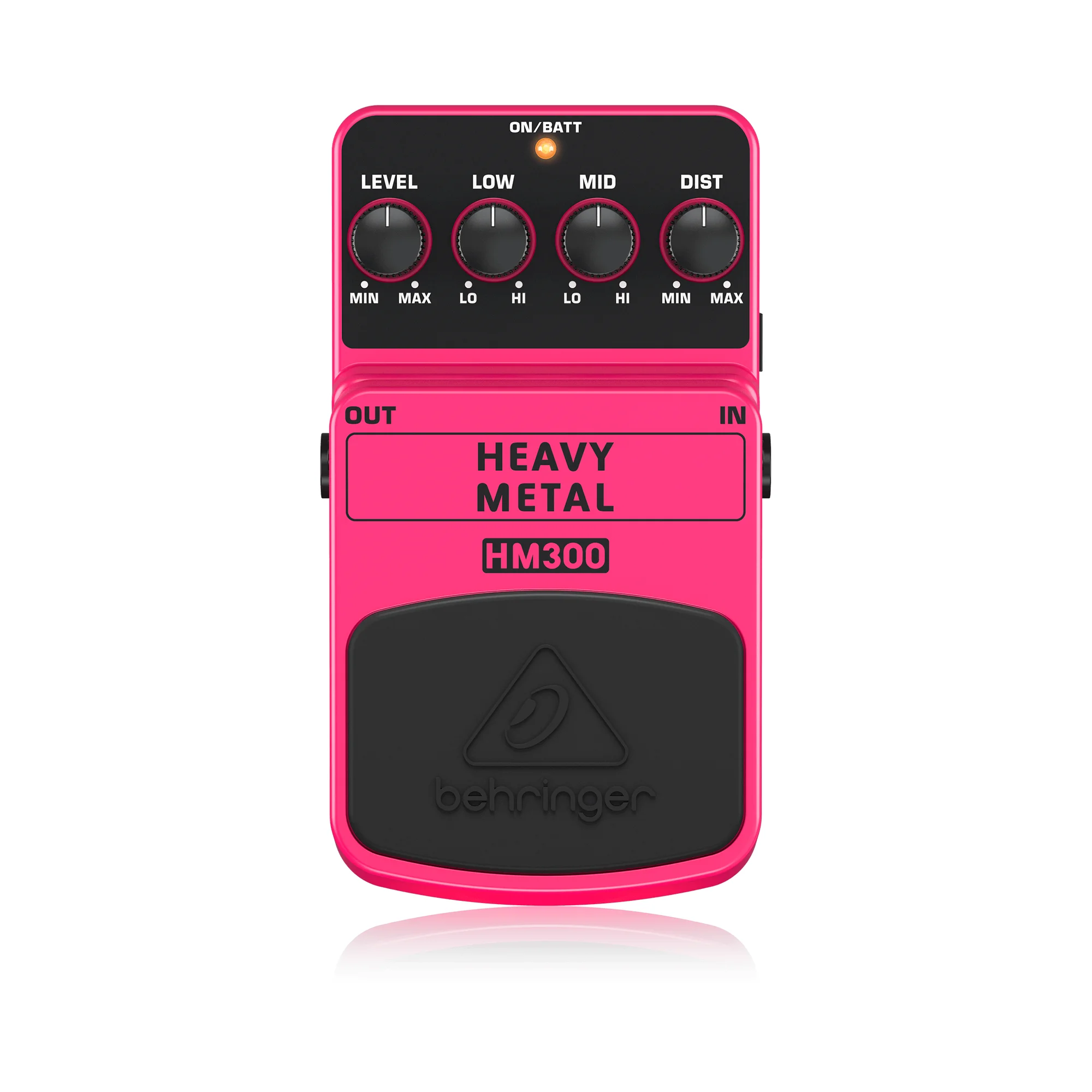 Pedal guitarra electrica HM300 BEHRINGER distorsión metal 80s