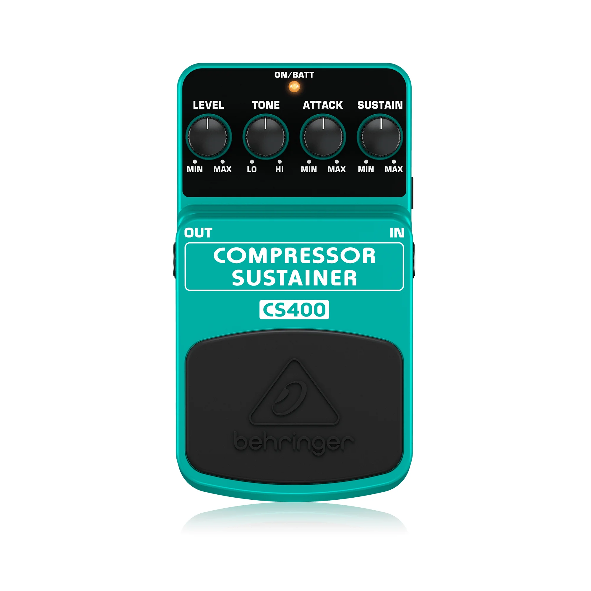Pedal CS400 BEHRINGER compresor analógico para guitarra y bajo