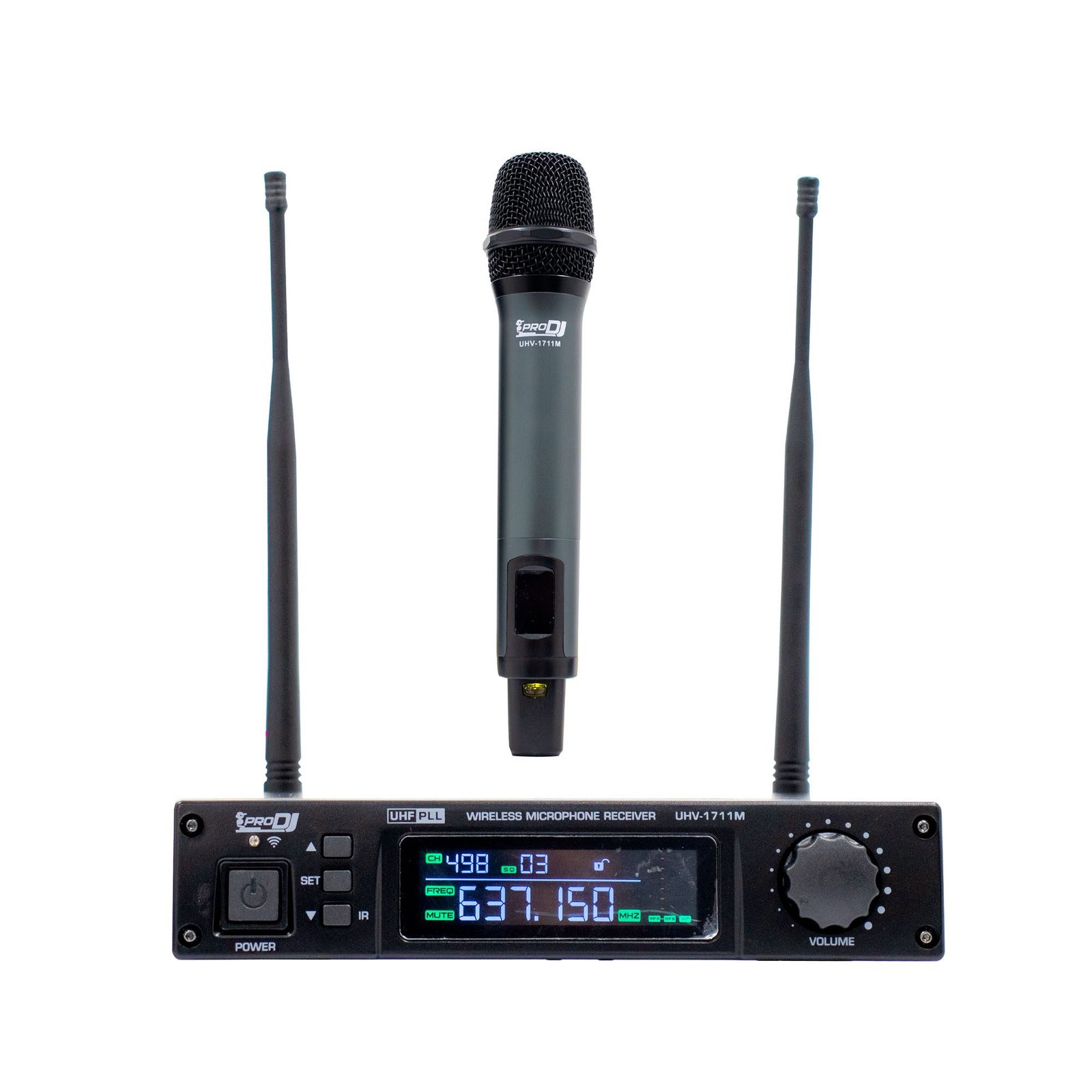Micrófono UHV-1711M PRO DJ inalámbrico UHF