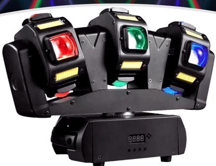 BARRA MÓVIL PL1210S PRO DJ LIGHTING 200W RGBW LÁSER STROBER DMX