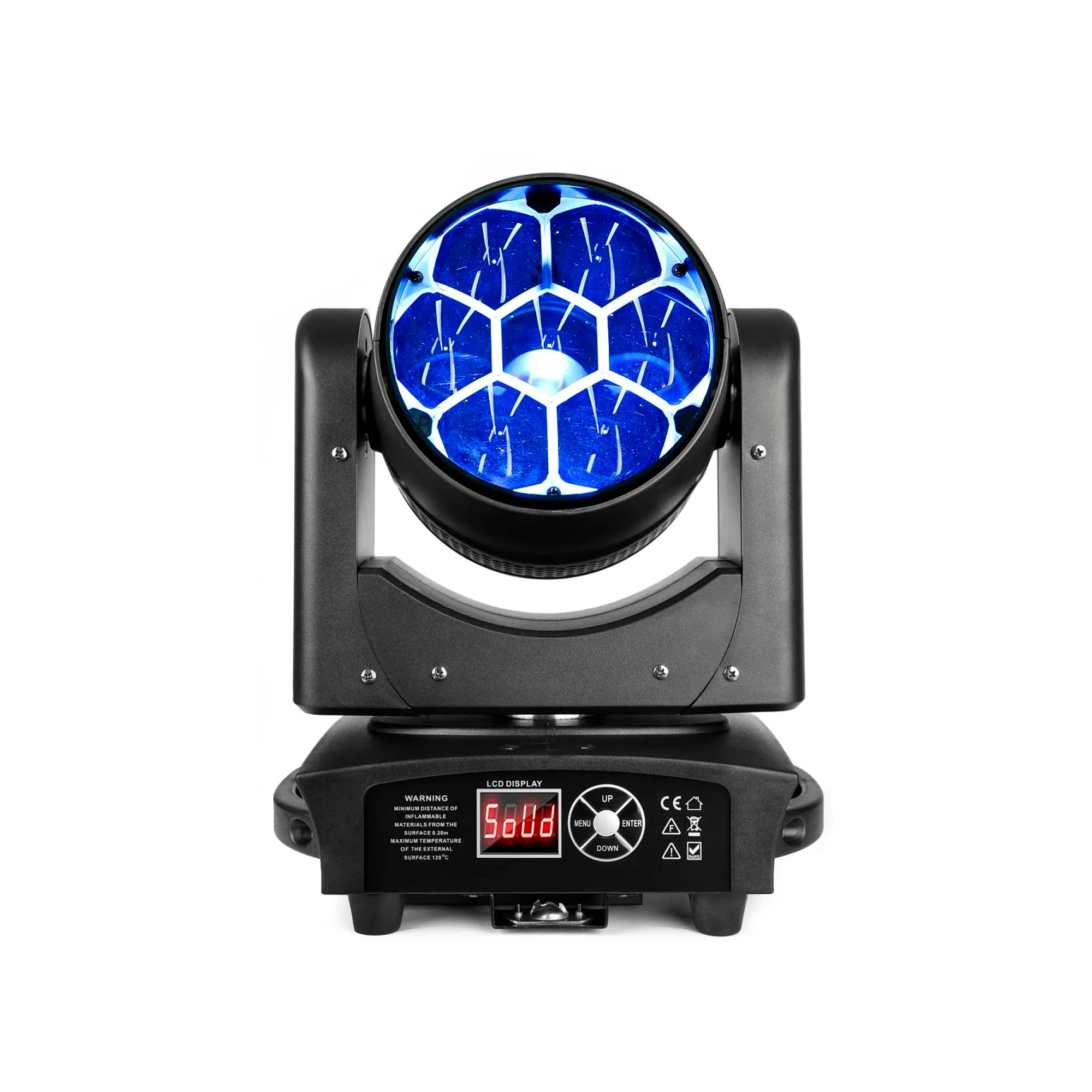 Cabeza Móvil Wash Big Dipper LM0740 RGBW 7 LEDs x 40W DMX Zoom