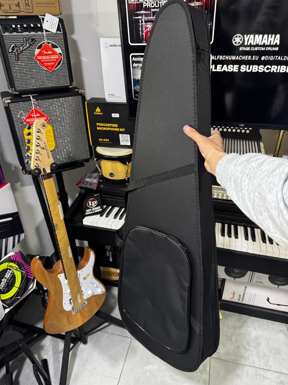 Estuche Guitarra electrica Musiforros SEMIDURO Gota