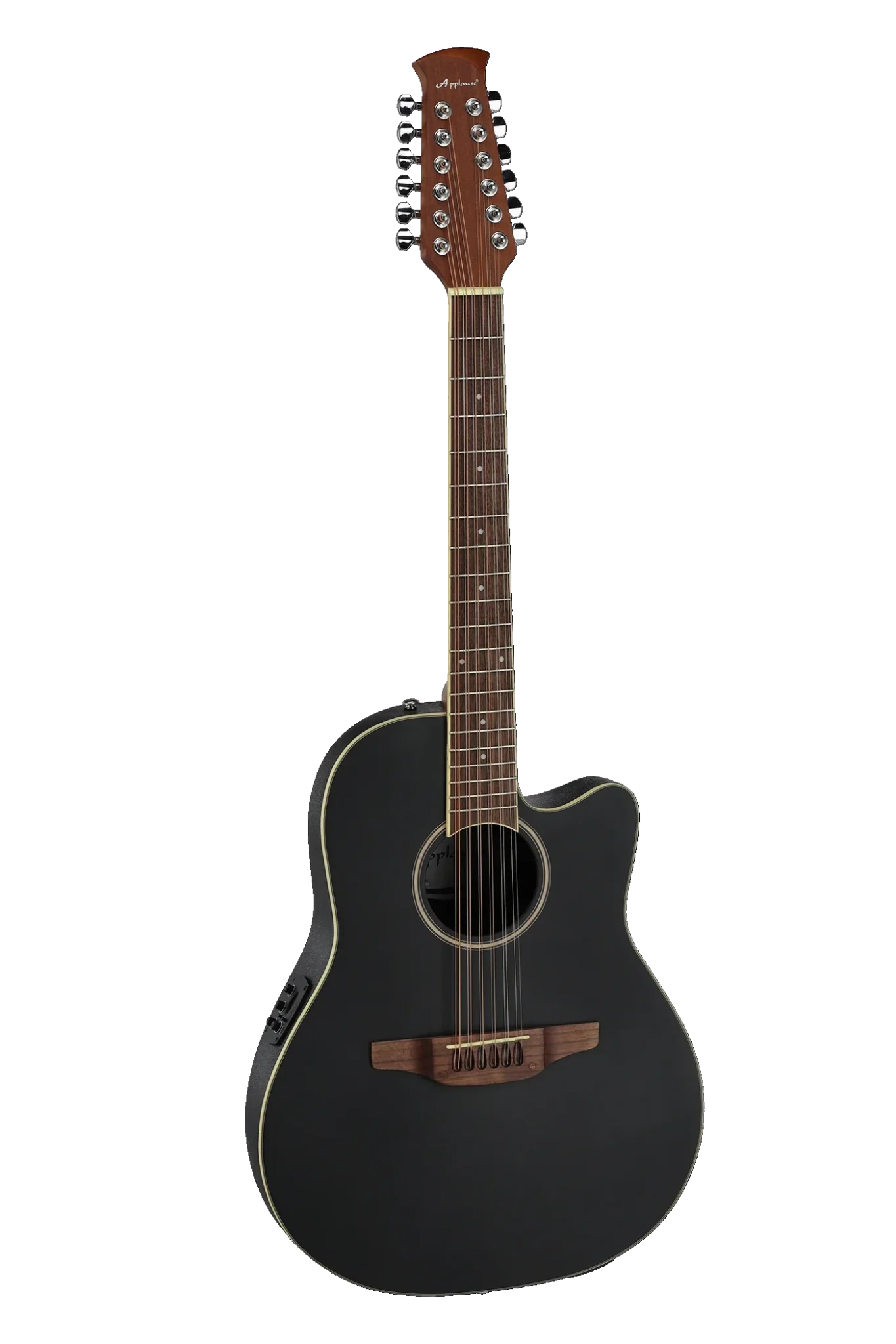 Guitarra Electroacustica Ovation Applause Ap521175 Ab2412-5S Black Satin