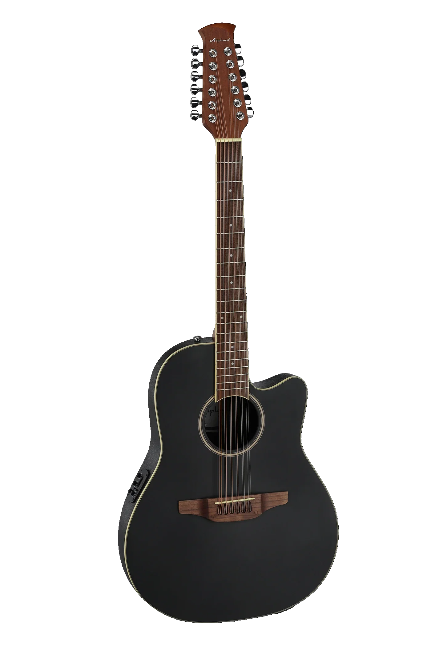 Guitarra Electroacustica Ovation Applause Ap521175 Ab2412-5S Black Satin