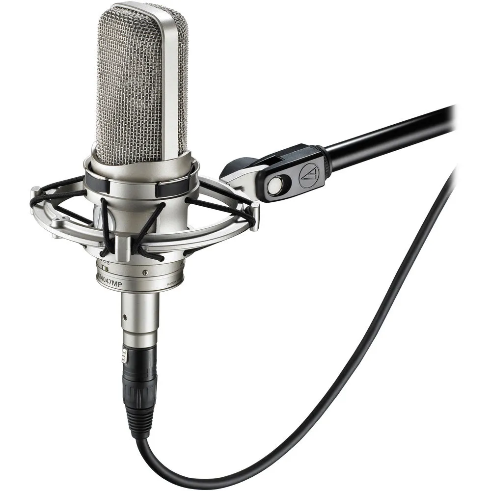 AT4047MP Audio-Technica Micrófono de Condensador Multipatrón Profesional estuche y araña