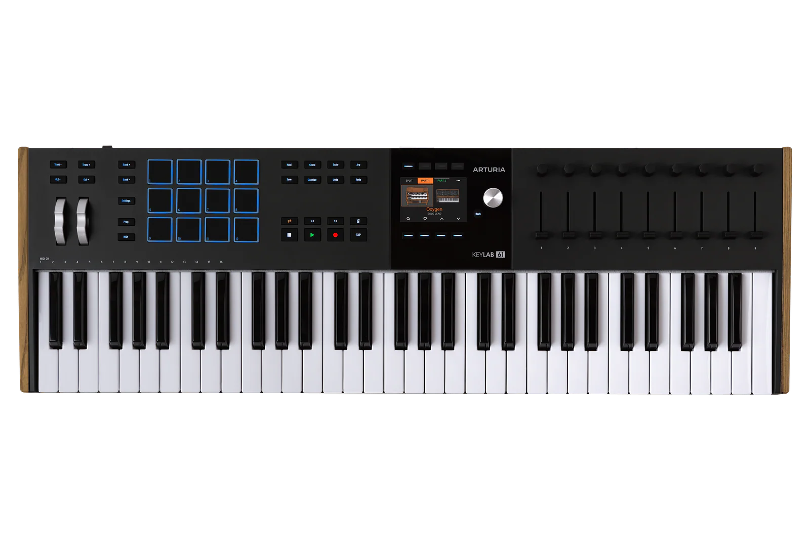 Controlador Arturia Keylab 61 teclas Mk3 Black 231632 midi