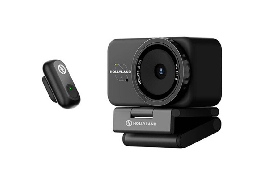 Hollyland Lyra Combo LARK A1 TX Cámara Web 4K con micrófono inalámbrico