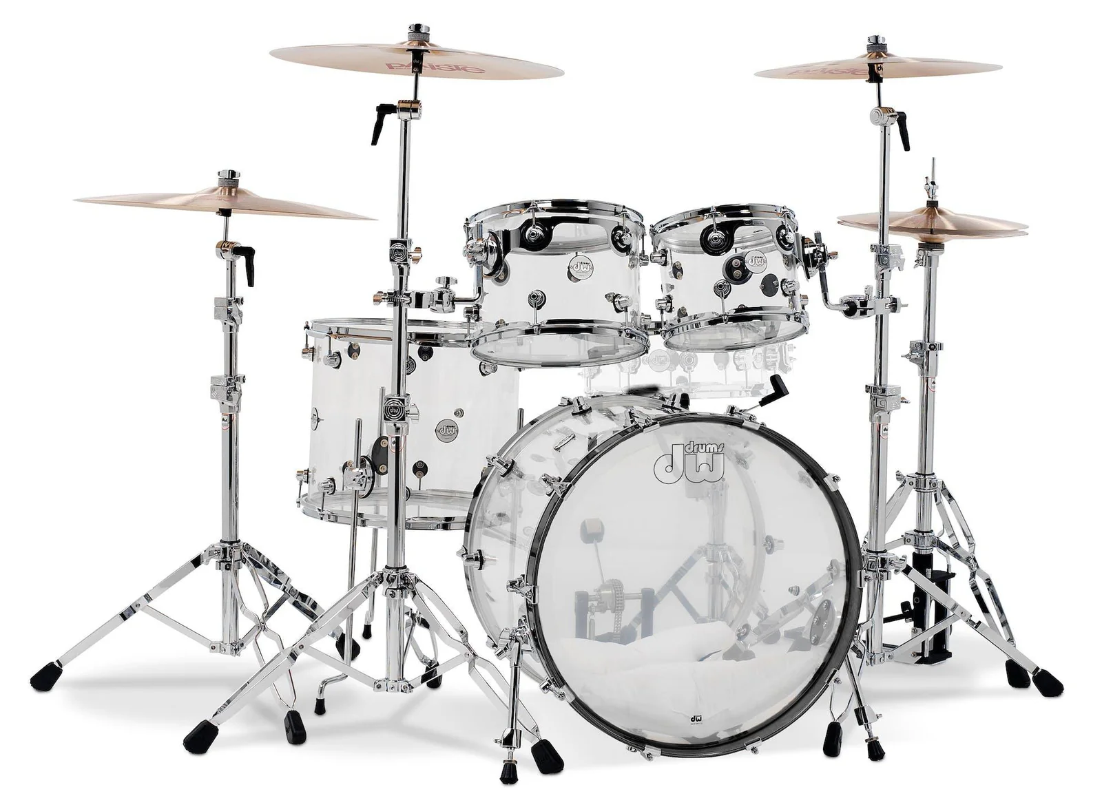 Bateria Dw Ddac2214cl 4 Pc Clear Acrilico + Ddac0614sscl