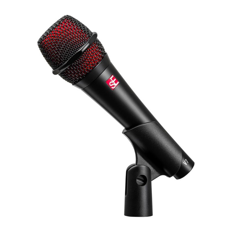 Micrófono Dinámico Supercardioide sE Electronics SE V7-BLK-U Negro para Voz Profesional y Escenario