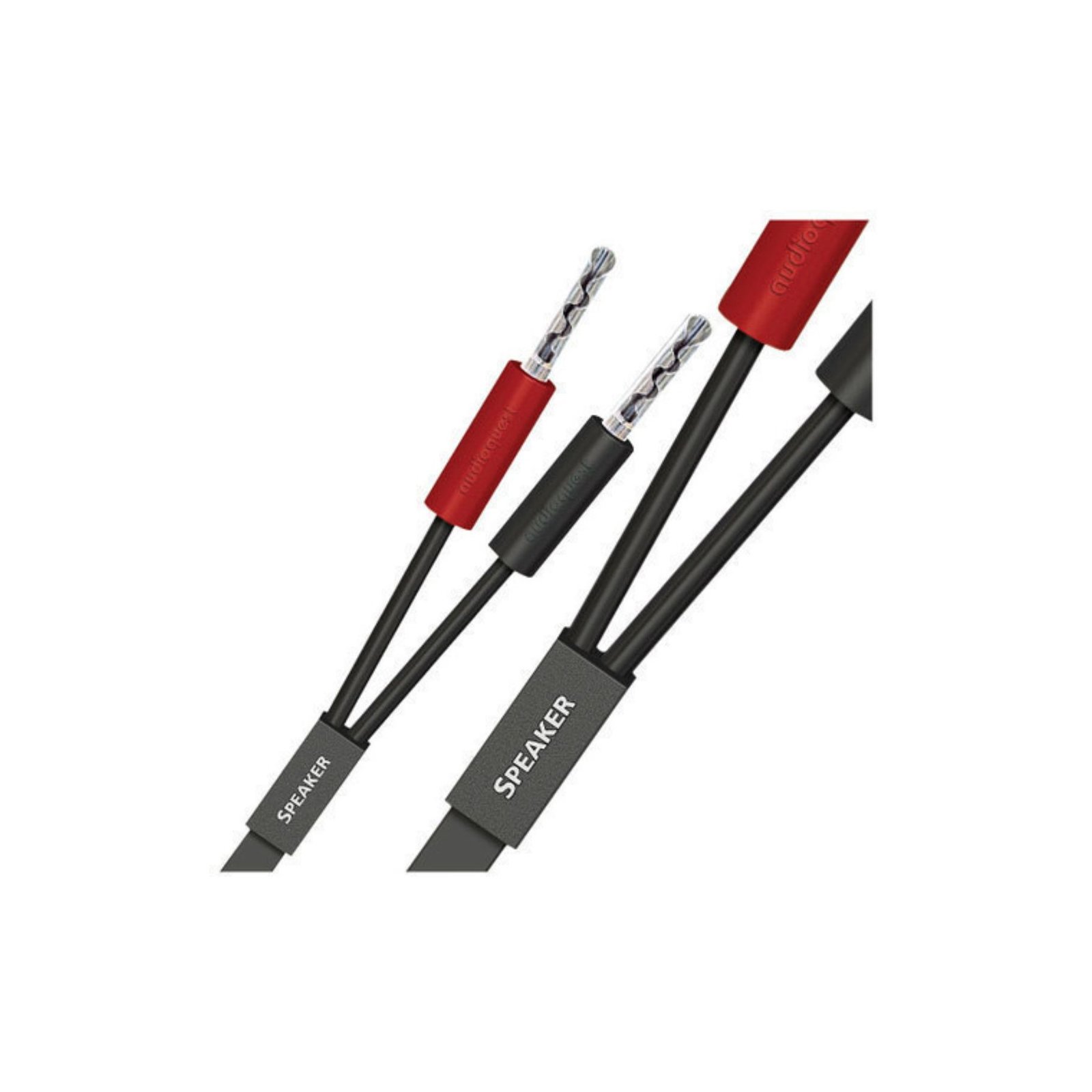 Cable de Parlante AudioQuest Q2 3 Metros con Conectores Banana Silver (Par)