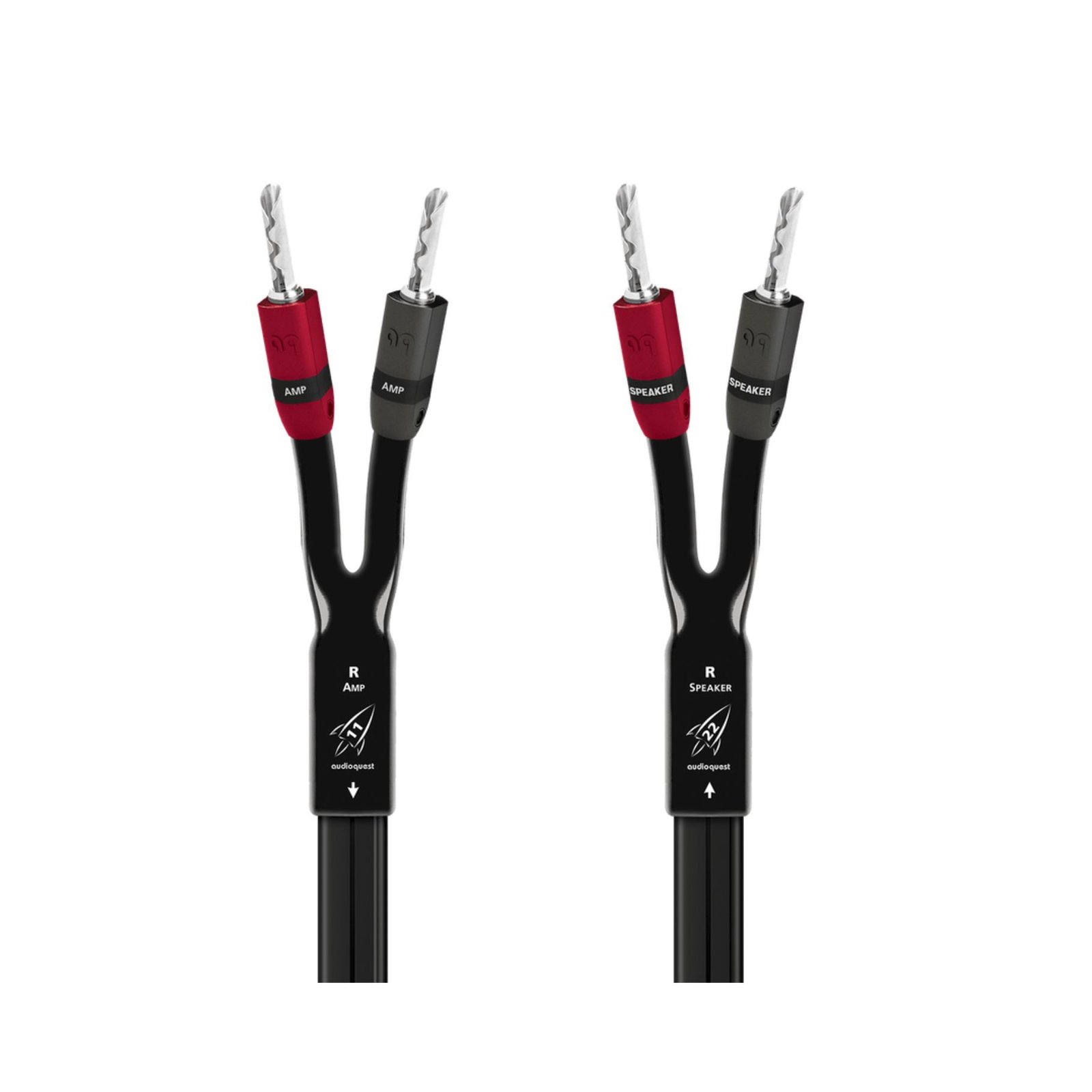 Cable de Parlante AudioQuest Rocket 11 3 Metros con Conectores BFA (Par)