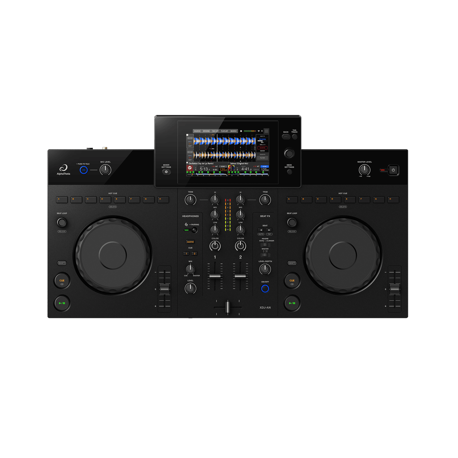 Controlador DJ Pioneer AlphaTheta XDJ-AN de 2 Canales con Wi-Fi y Streaming