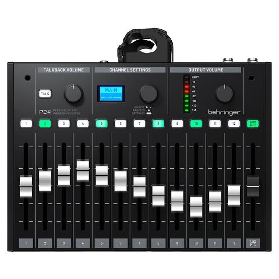 Mezclador Monitor Personal Digital Behringer P24 para Monitoreo In-Ear