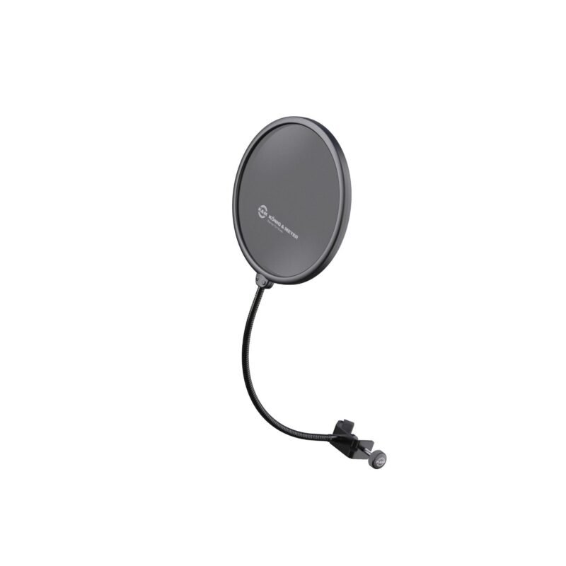 K&M 23966 ANTIPOP PANTALLA DE NAILON DE 200MM CUELLO DE CISNE FLEXIBLE