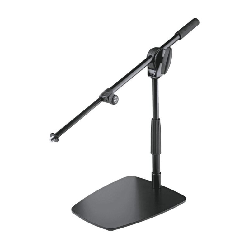 K&M 25993 BASE DE MICROFONO TELESCOPICA COMPACTA GRADUABLE BAJA ALTURA PARA AMPLIFICADOR O PERCUSION