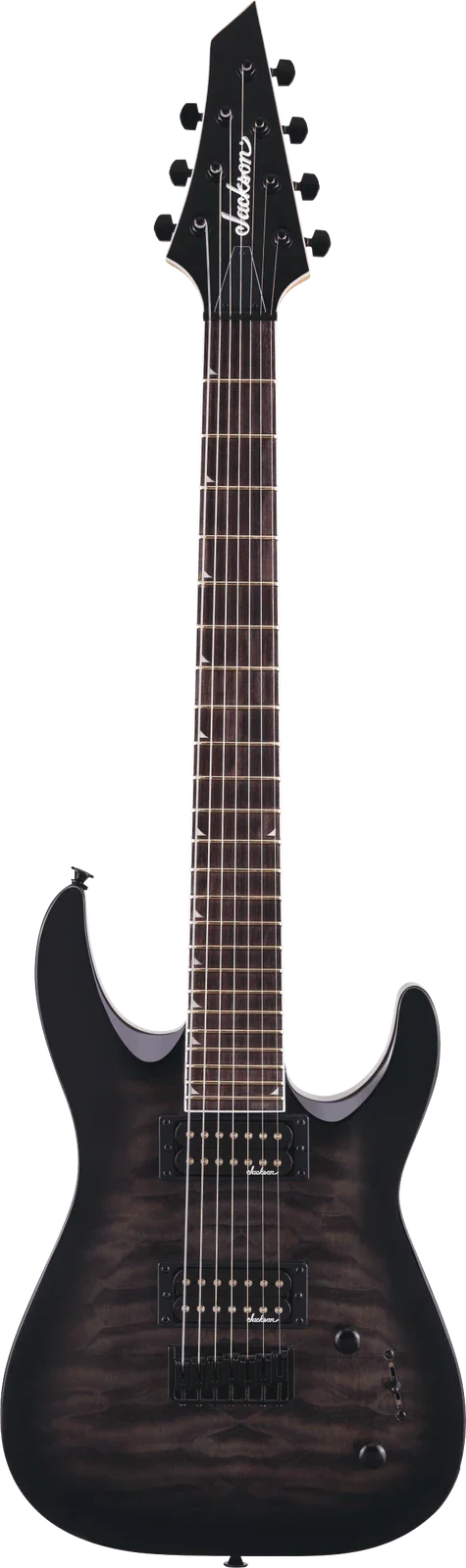 Guitarra Electrica Jackson Dinky JS22Q-7 cuerdas 2918804585 Explosión negra