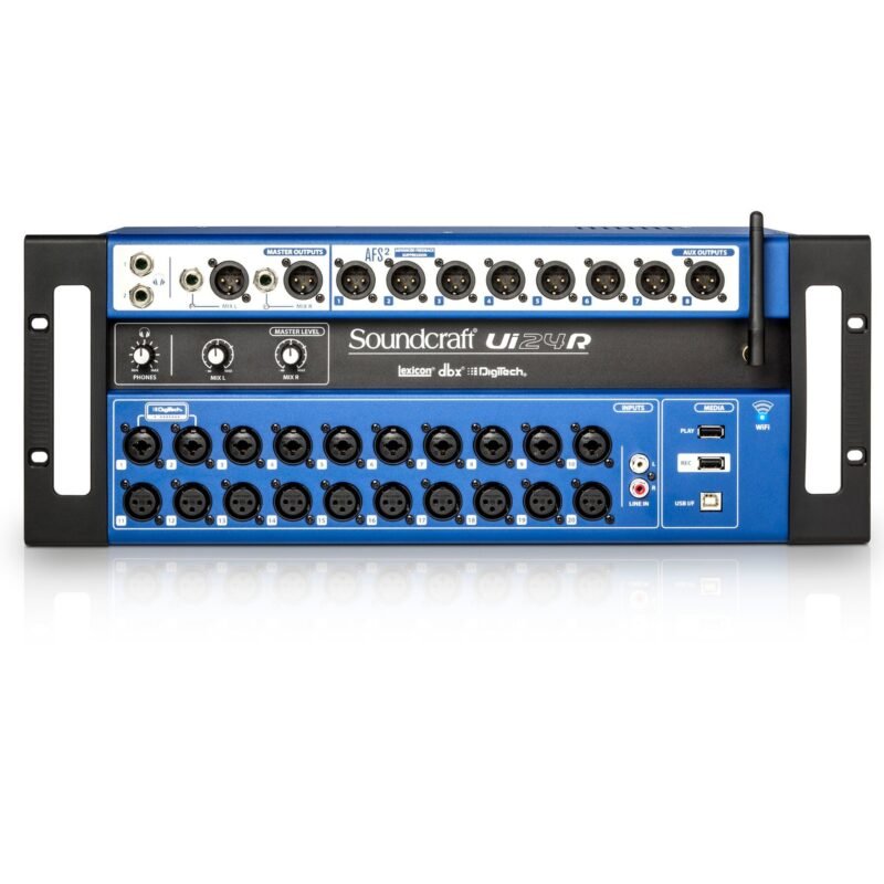 SOUNDCRAFT UI-24R MEZCLADOR DIGITAL 24 ENTRADAS 10 MIC/LINE USB