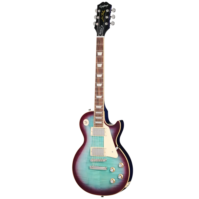 Guitarra Electrica Epiphone LP Standard 60s EIGLP6BBNH1 60s Blueberry Burst Estuche