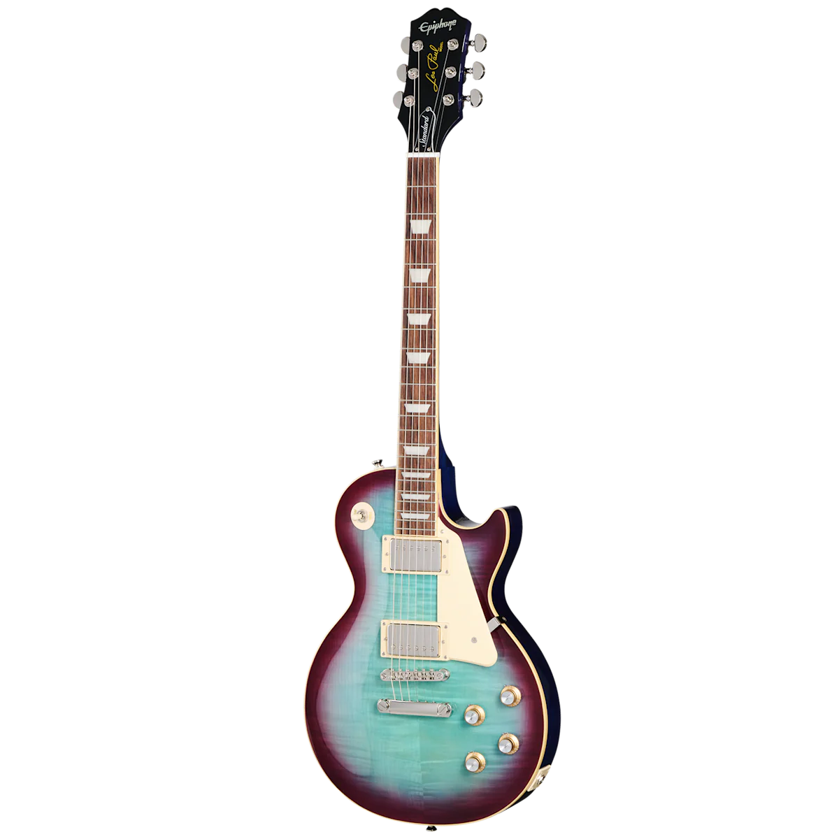 Guitarra Electrica Epiphone LP Standard 60s EIGLP6BBNH1 60s Blueberry Burst Estuche