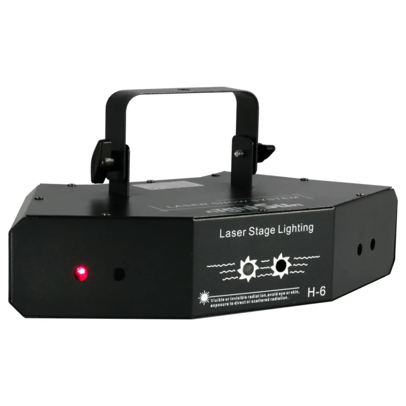 Luz lรกser Multiefectos 6 Caรฑones para Fiestas y Eventos NightSun SD412