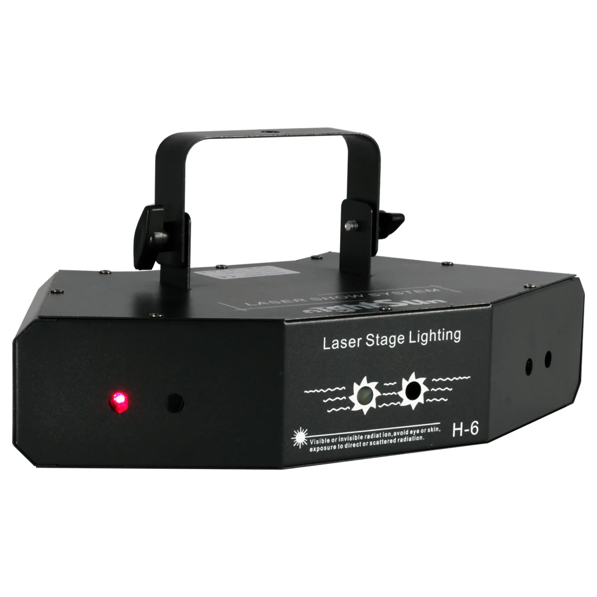 Luz láser Multiefectos 6 Cañones para Fiestas y Eventos NightSun SD412