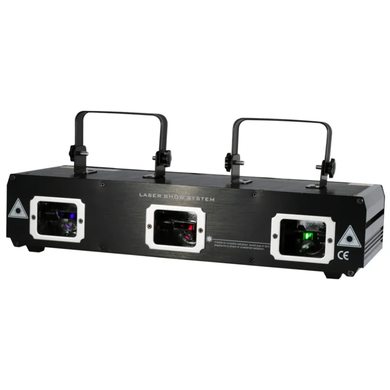 Luz lรกser RGB 3 Caรฑones para Fiestas y Eventos NightSun SD427