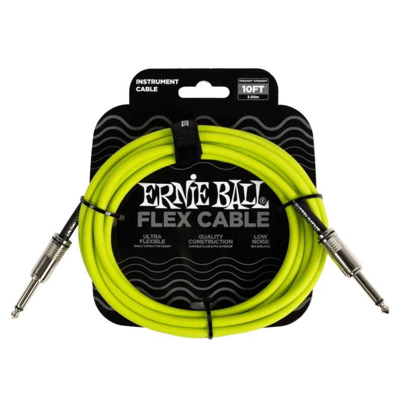 Cable Ernie Ball LINEA 10FT P06414 VERDE INSTRUMENTO