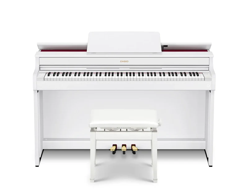 Piano Digital Casio AP-300WE Blanco 88 TECLAS CONTRAPESADAS