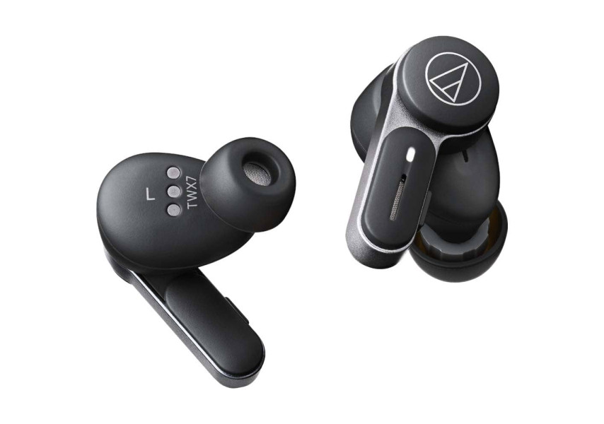 Audio-Technica ATH-TWX7 (Negros) Auriculares In-Ear Inalámbricos con Cancelación de Ruido