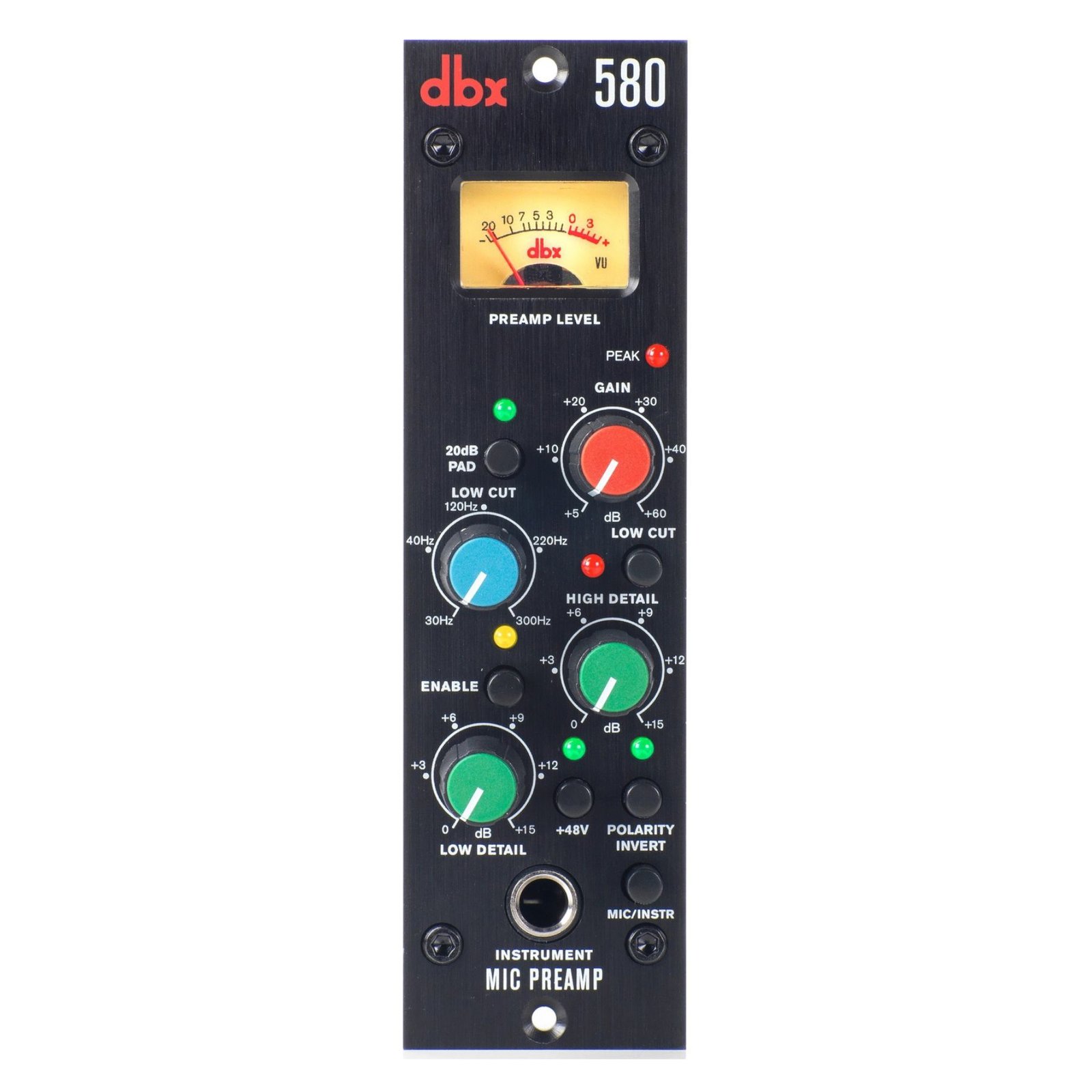 DBX 580 PREAMPLIFICADOR DE MICROFONOS