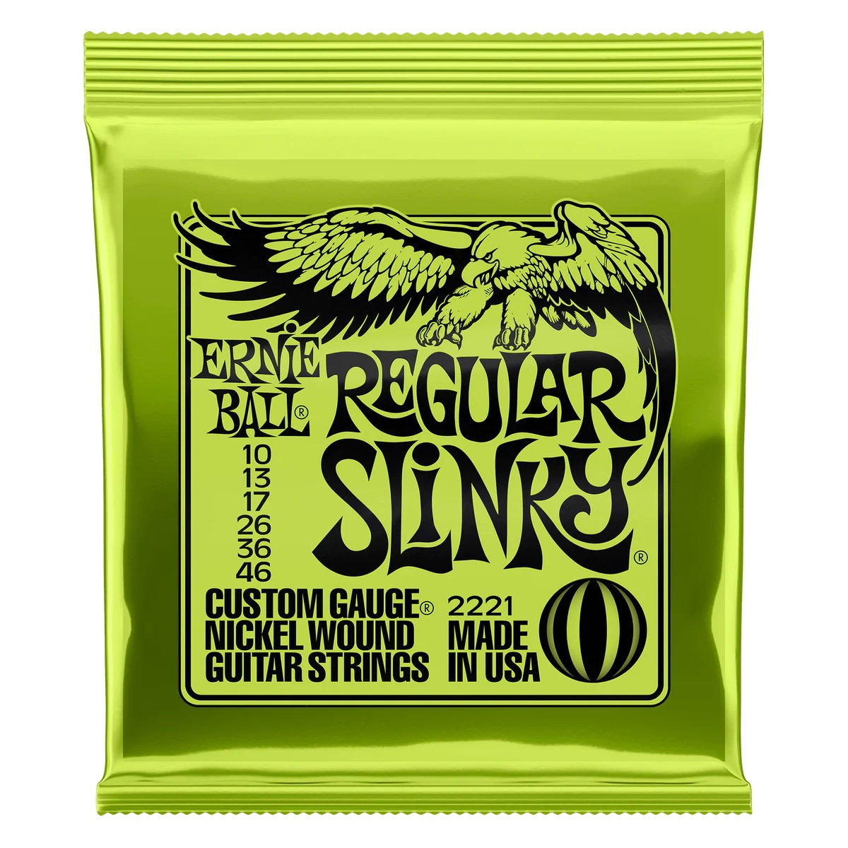 Encordado Ernie Ball Guitarra Electrica 2221 10-46